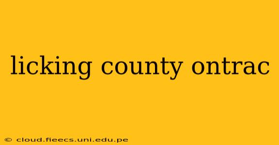 licking county ontrac
