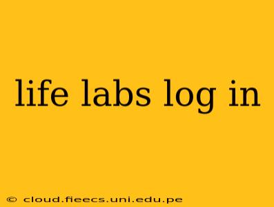 life labs log in
