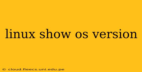 linux show os version
