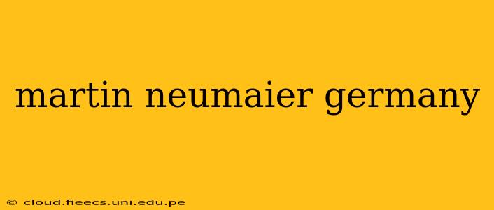martin neumaier germany