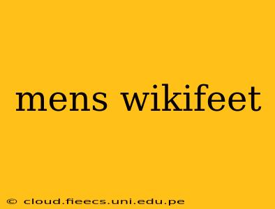 mens wikifeet