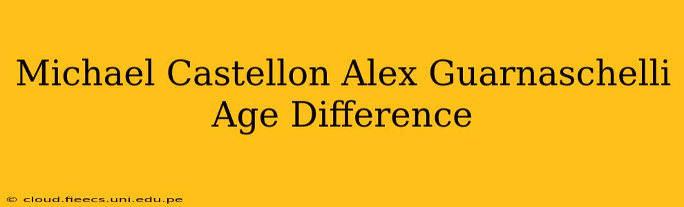 Michael Castellon Alex Guarnaschelli Age Difference