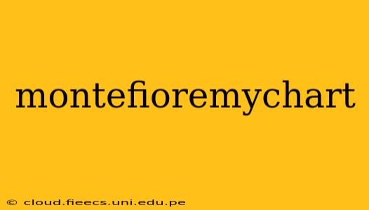 montefioremychart