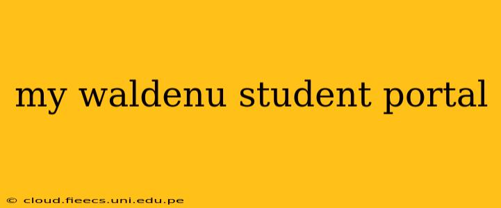 my waldenu student portal