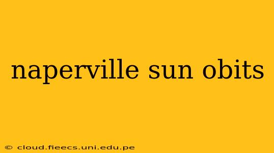 naperville sun obits