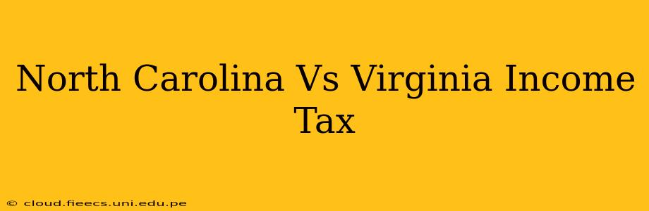 North Carolina Vs Virginia Income Tax