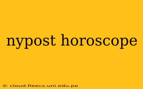 nypost horoscope