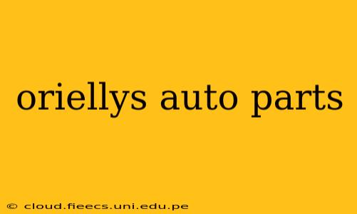 oriellys auto parts
