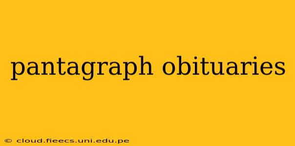 pantagraph obituaries