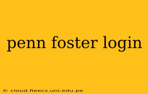 penn foster login