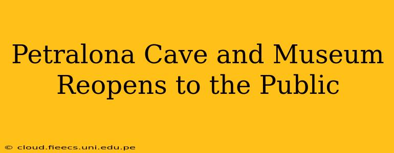 Petralona Cave and Museum Reopens to the Public