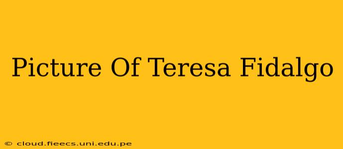 Picture Of Teresa Fidalgo