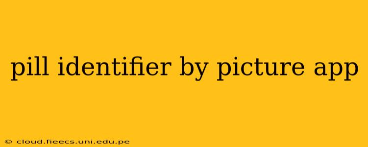 pill identifier by picture app