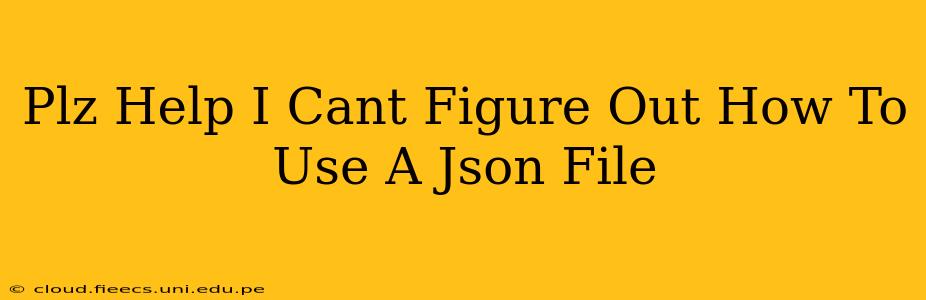 Plz Help I Cant Figure Out How To Use A Json File