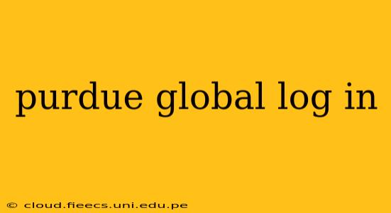 purdue global log in