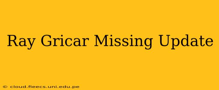 Ray Gricar Missing Update