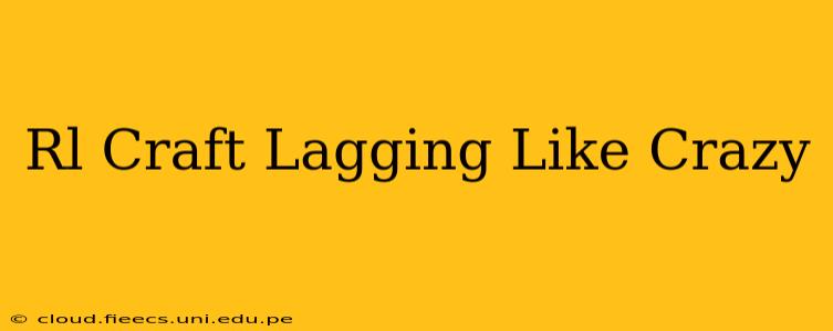 Rl Craft Lagging Like Crazy