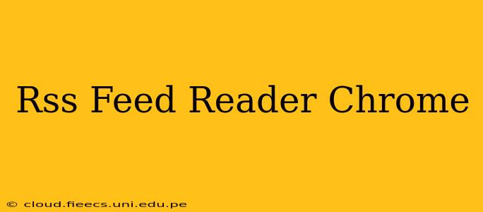 Rss Feed Reader Chrome