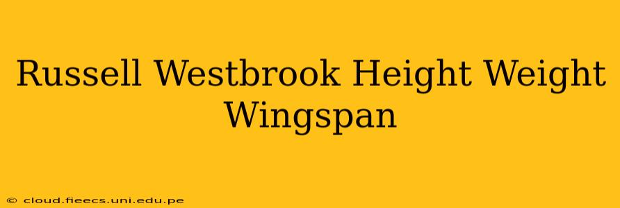 Russell Westbrook Height Weight Wingspan