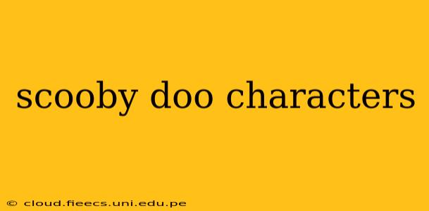 scooby doo characters