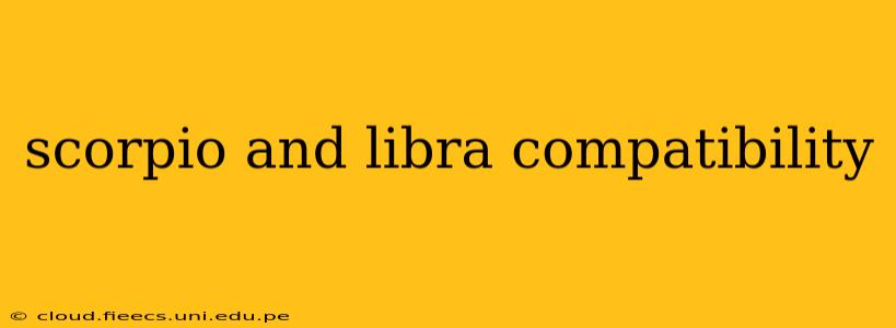 scorpio and libra compatibility