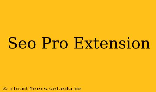 Seo Pro Extension