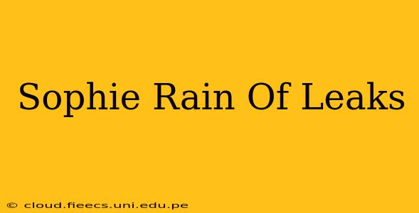 Sophie Rain Of Leaks