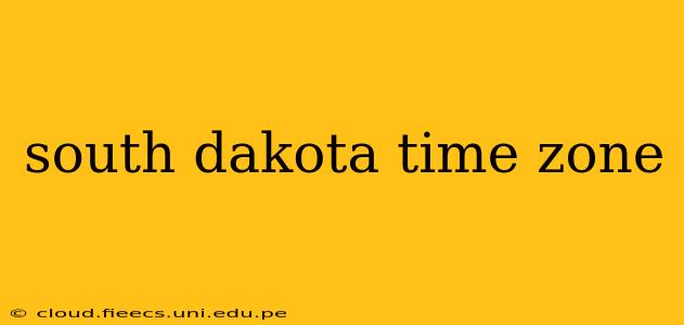 south dakota time zone