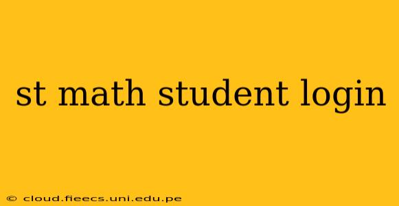 st math student login