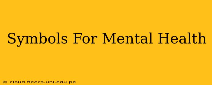 Symbols For Mental Health