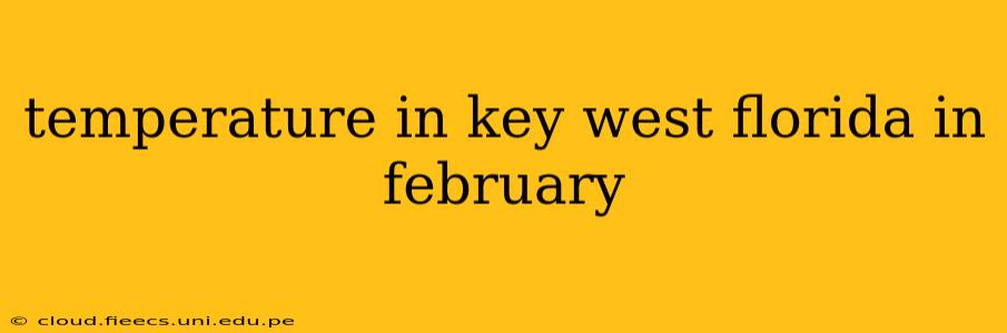 temperature in key west florida in february