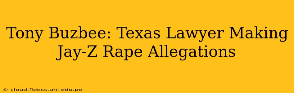 Tony Buzbee: Texas Lawyer Making Jay-Z Rape Allegations