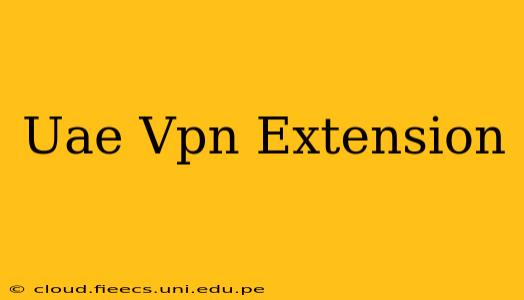 Uae Vpn Extension
