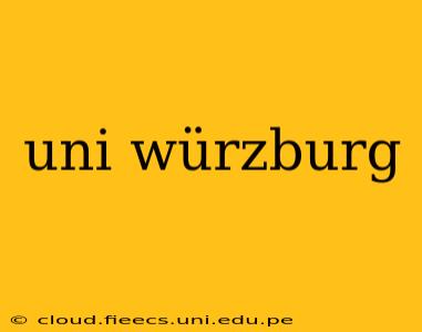 uni würzburg