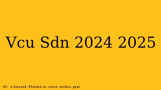 Vcu Sdn 2024 2025