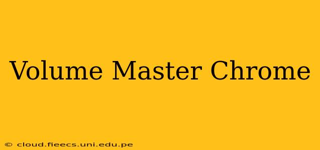 Volume Master Chrome