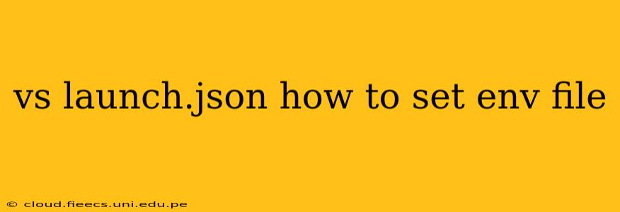vs launch.json how to set env file