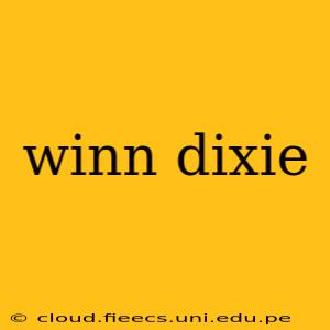 winn dixie