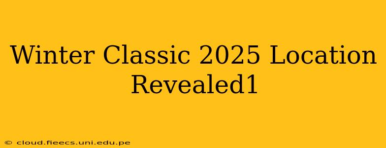 Winter Classic 2025 Location Revealed1